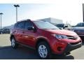 2013 Barcelona Red Metallic Toyota RAV4 LE  photo #7