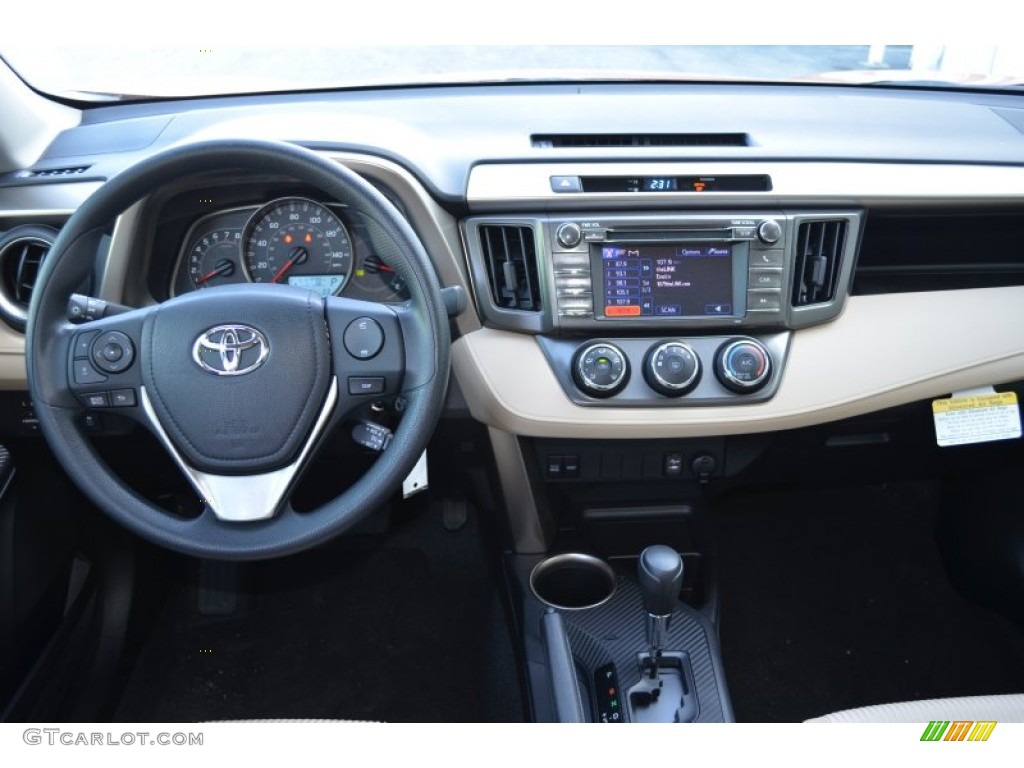 2013 Toyota RAV4 LE Beige Dashboard Photo #77387787