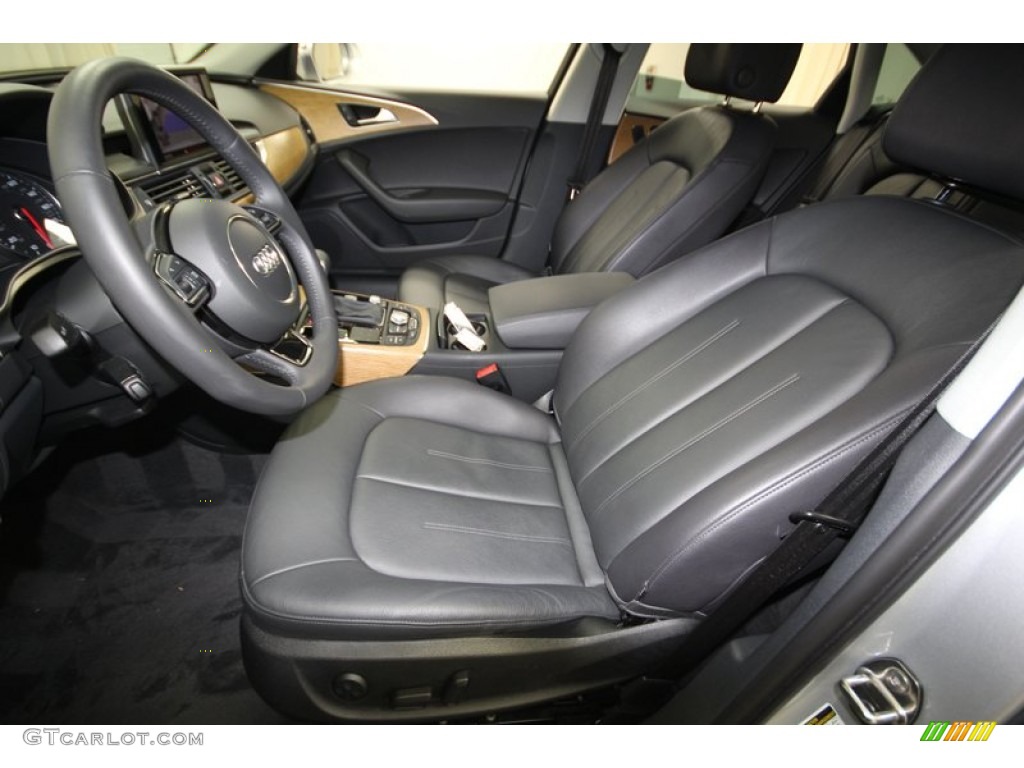 Black Interior 2012 Audi A6 2.0T Sedan Photo #77387950