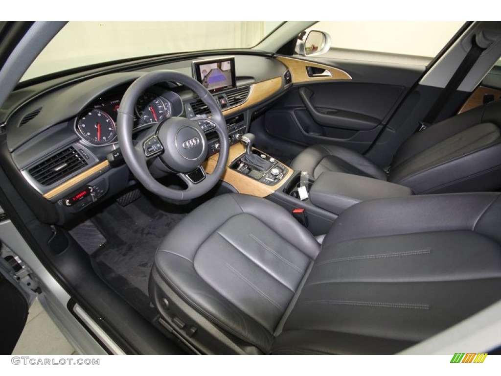 Black Interior 2012 Audi A6 2.0T Sedan Photo #77388135