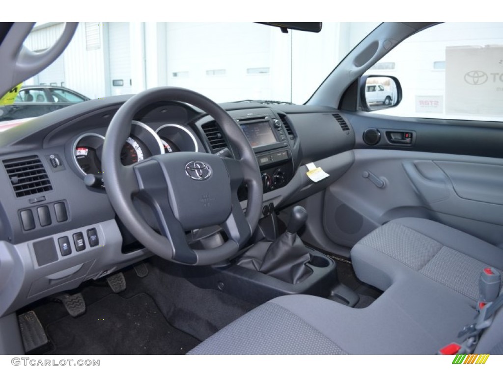 Graphite Interior 2013 Toyota Tacoma Regular Cab 4x4 Photo #77388210