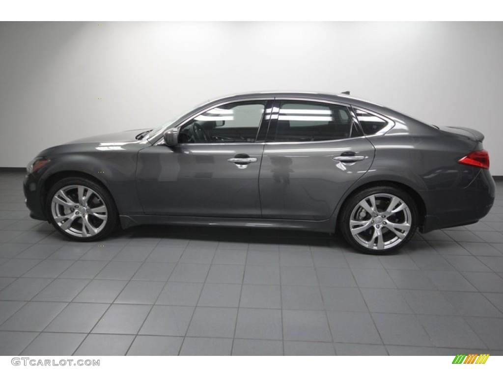 Storm Front Gray 2011 Infiniti M 37 S Sedan Exterior Photo #77388834