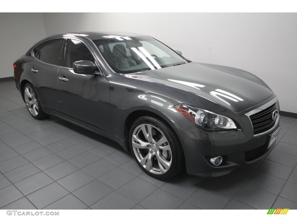 Storm Front Gray 2011 Infiniti M 37 S Sedan Exterior Photo #77388938