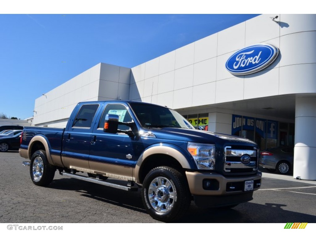 Blue Jeans Metallic Ford F250 Super Duty