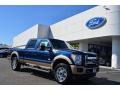 Blue Jeans Metallic 2013 Ford F250 Super Duty King Ranch Crew Cab 4x4 Exterior