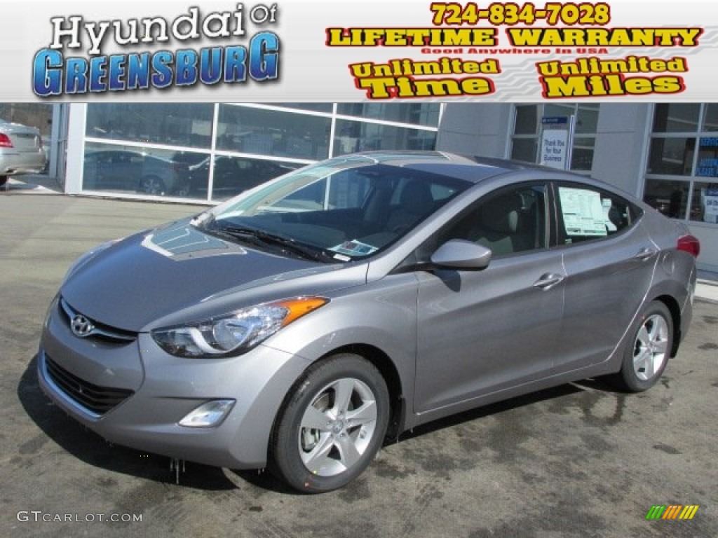 2013 Elantra GLS - Titanium Gray Metallic / Gray photo #1