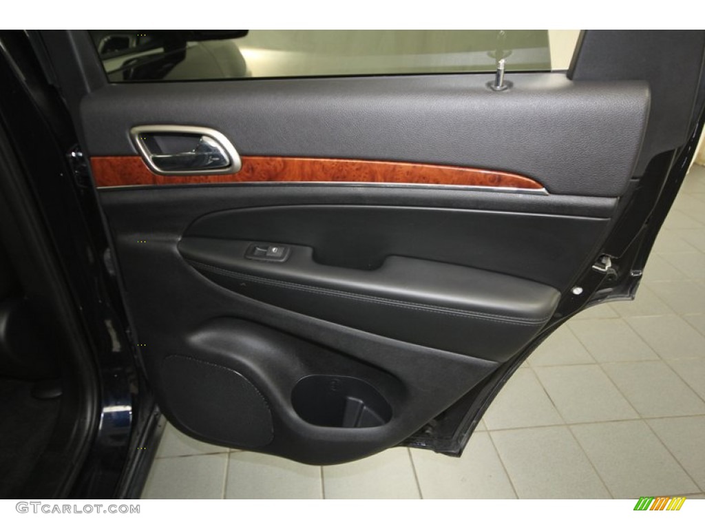 2011 Jeep Grand Cherokee Limited Black Door Panel Photo #77390414