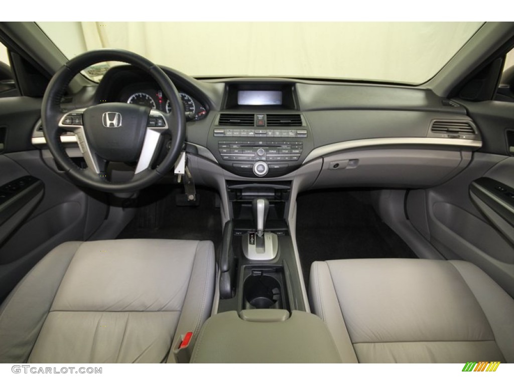 2010 Honda Accord EX-L Sedan Gray Dashboard Photo #77390703