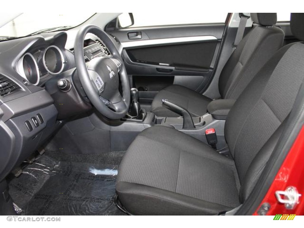 Black Interior 2011 Mitsubishi Lancer ES Photo #77391504