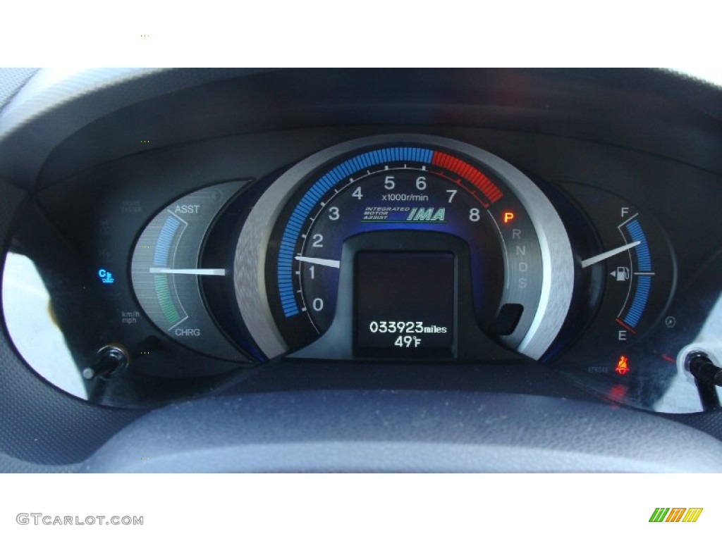 2010 Honda Insight Hybrid EX Gauges Photo #77391945