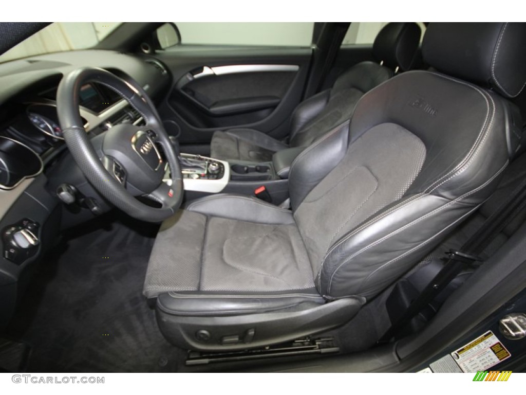 Black Interior 2009 Audi A5 3.2 quattro Coupe Photo #77392149