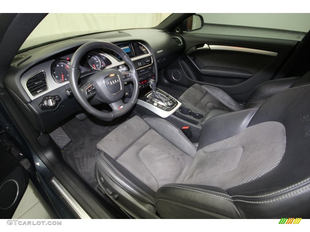 Black Interior 2009 Audi A5 3.2 quattro Coupe Photo #77392293