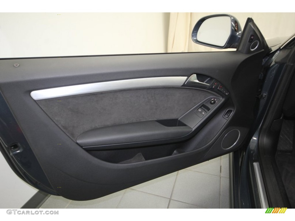 2009 Audi A5 3.2 quattro Coupe Black Door Panel Photo #77392323