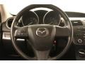 Black 2012 Mazda MAZDA3 i Sport 4 Door Steering Wheel