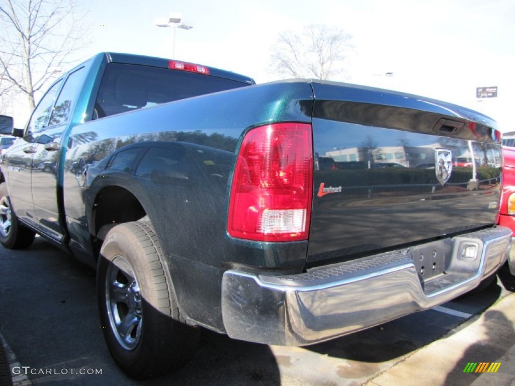 Hunter Green Pearl 2011 Dodge Ram 1500 ST Quad Cab Exterior Photo #77392710