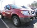 2012 Red Brick Nissan Frontier S King Cab  photo #4