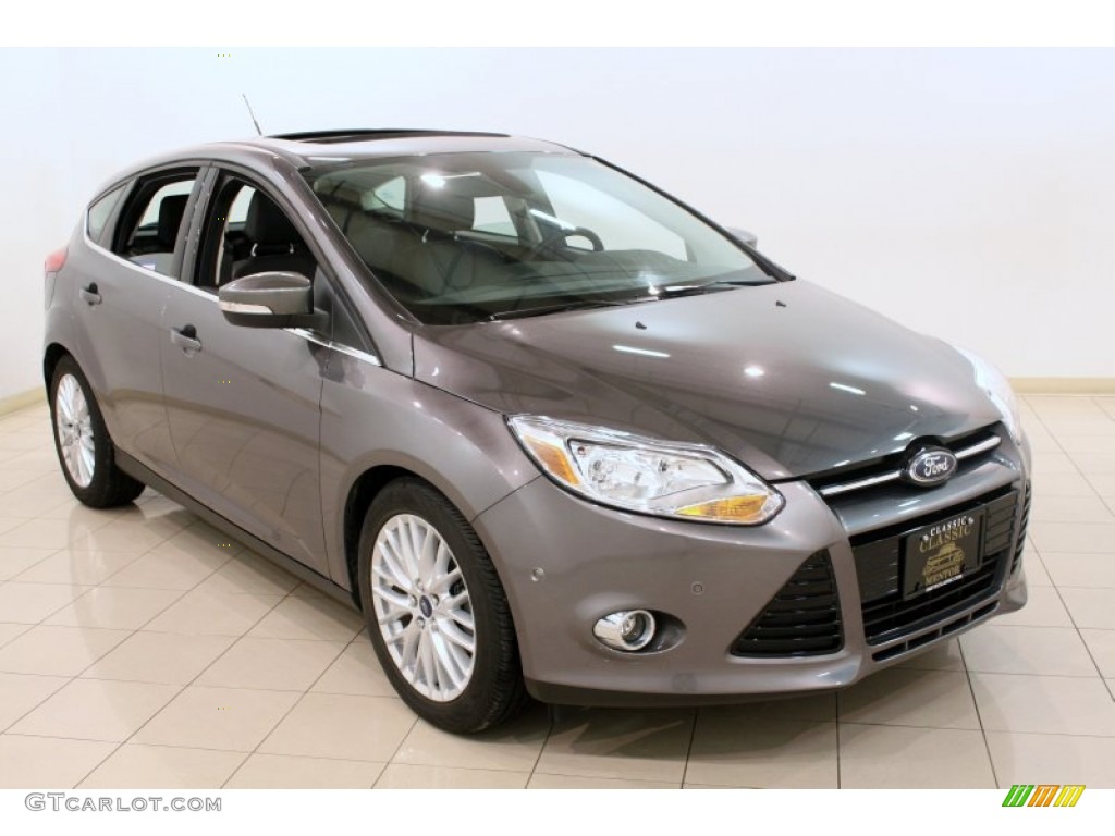 2012 Focus SEL 5-Door - Sterling Grey Metallic / Charcoal Black photo #1