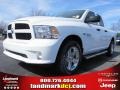 2013 Bright White Ram 1500 Express Quad Cab  photo #1