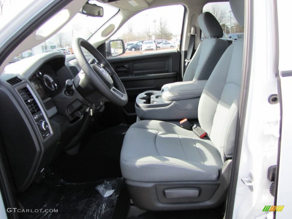 Black/Diesel Gray Interior 2013 Ram 1500 Express Quad Cab Photo #77393267