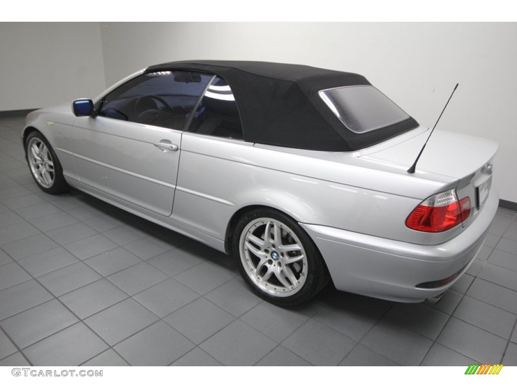 2006 3 Series 330i Convertible - Titanium Silver Metallic / Black photo #5