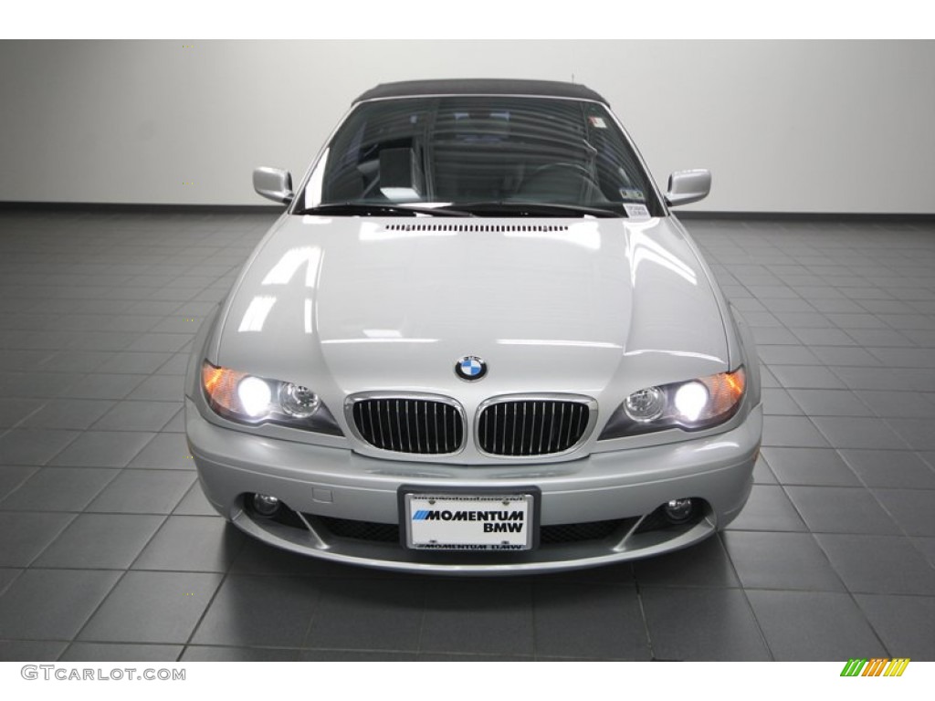 2006 3 Series 330i Convertible - Titanium Silver Metallic / Black photo #6
