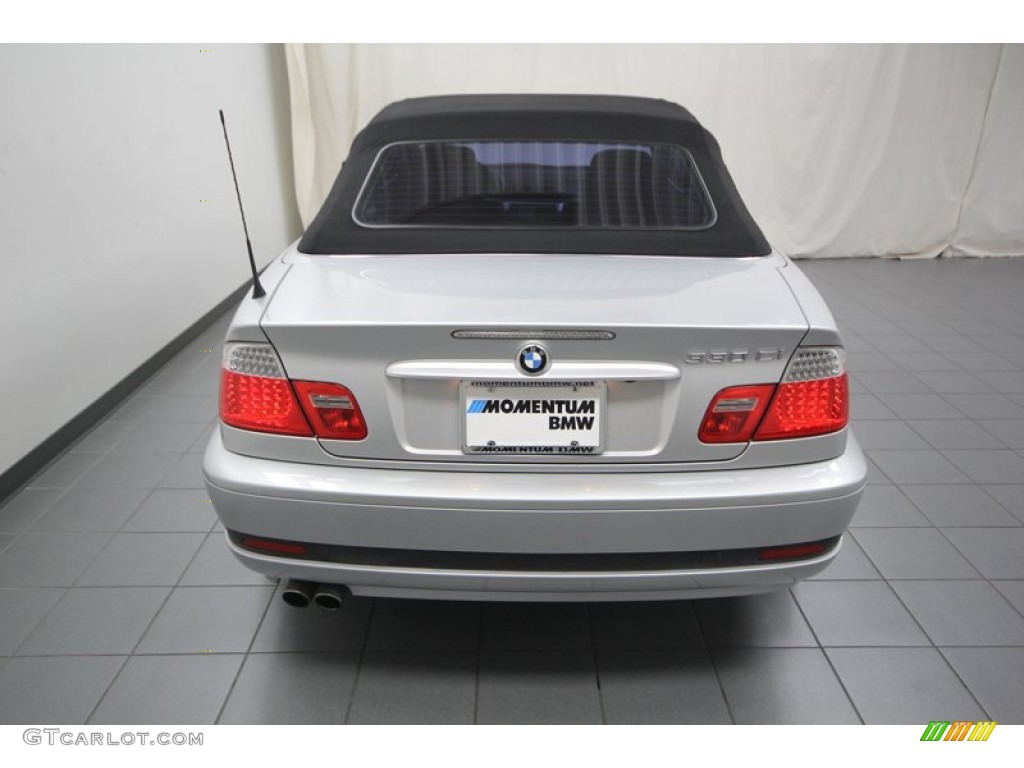 2006 3 Series 330i Convertible - Titanium Silver Metallic / Black photo #13
