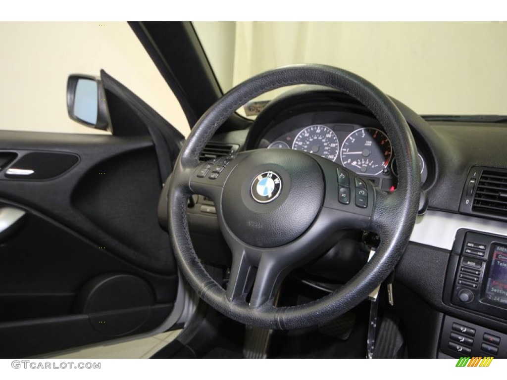 2006 3 Series 330i Convertible - Titanium Silver Metallic / Black photo #25