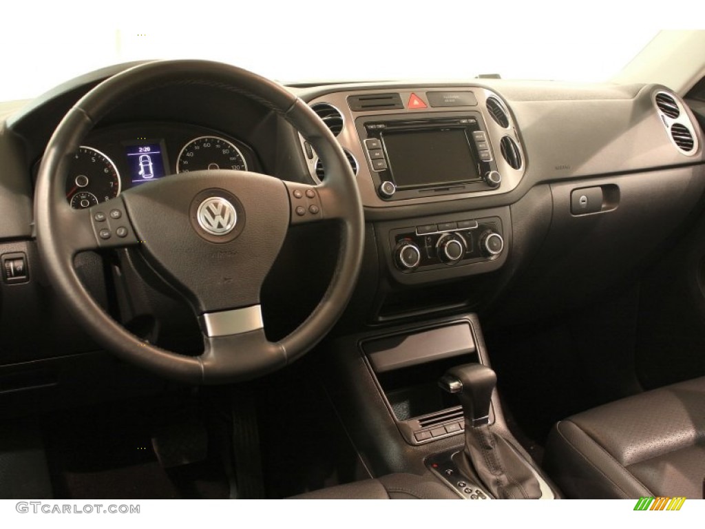 2010 Volkswagen Tiguan Wolfsburg Edition 4Motion Charcoal Dashboard Photo #77394419