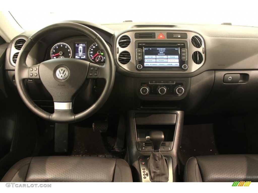 2010 Volkswagen Tiguan Wolfsburg Edition 4Motion Charcoal Dashboard Photo #77394531