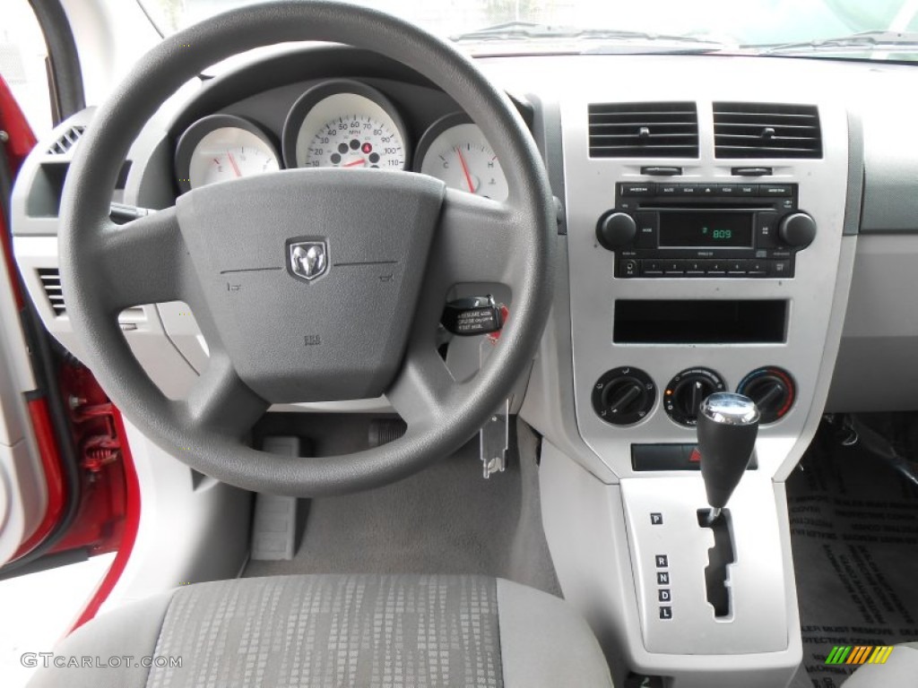 2007 Dodge Caliber SE Pastel Slate Gray Dashboard Photo #77394840