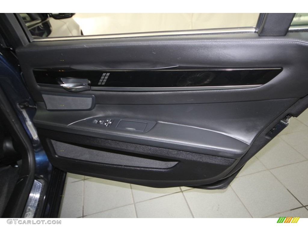 2011 BMW 7 Series Alpina B7 LWB Black Door Panel Photo #77395468