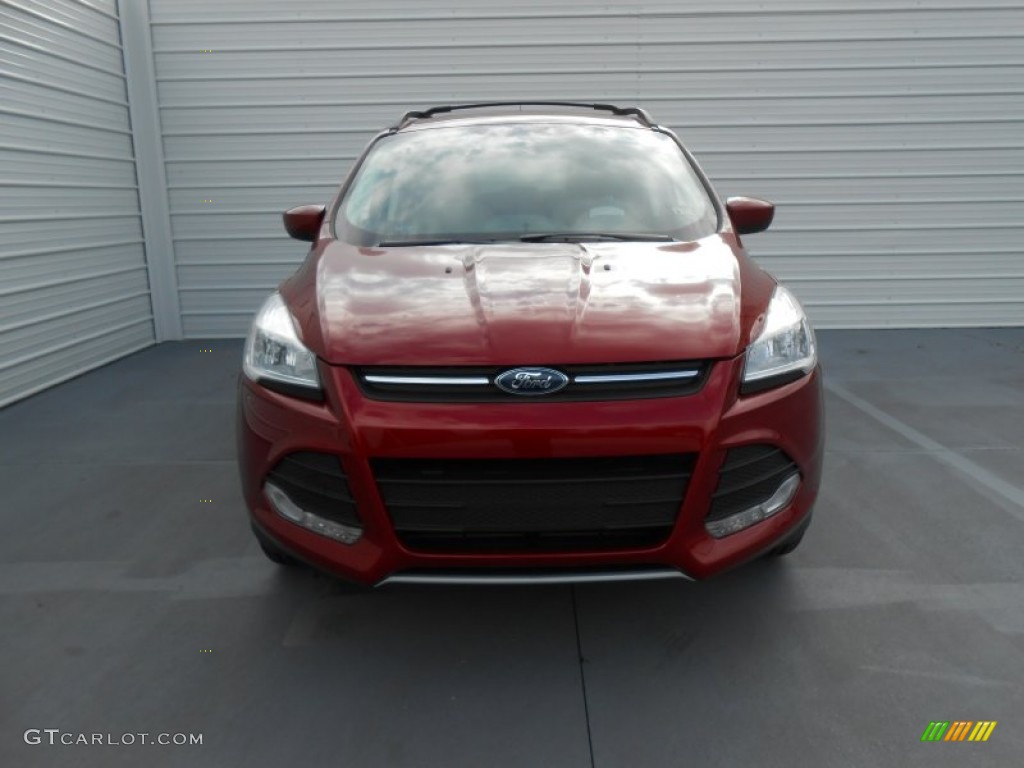 2013 Escape SE 1.6L EcoBoost - Ruby Red Metallic / Medium Light Stone photo #10