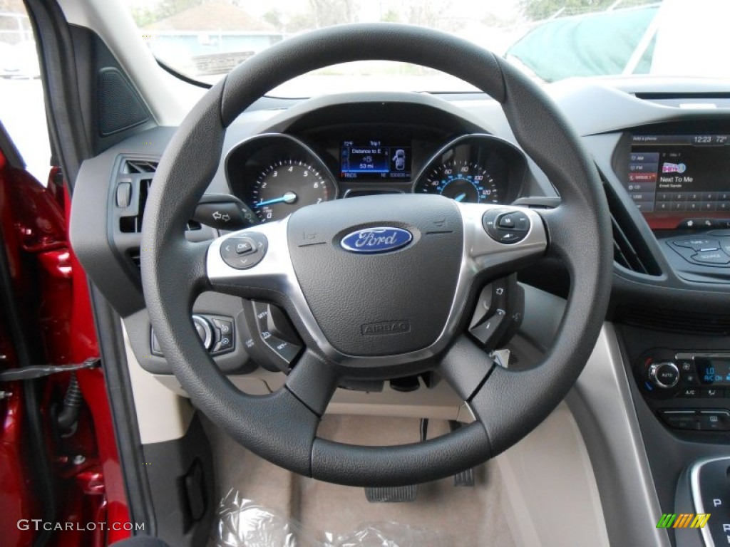 2013 Escape SE 1.6L EcoBoost - Ruby Red Metallic / Medium Light Stone photo #32