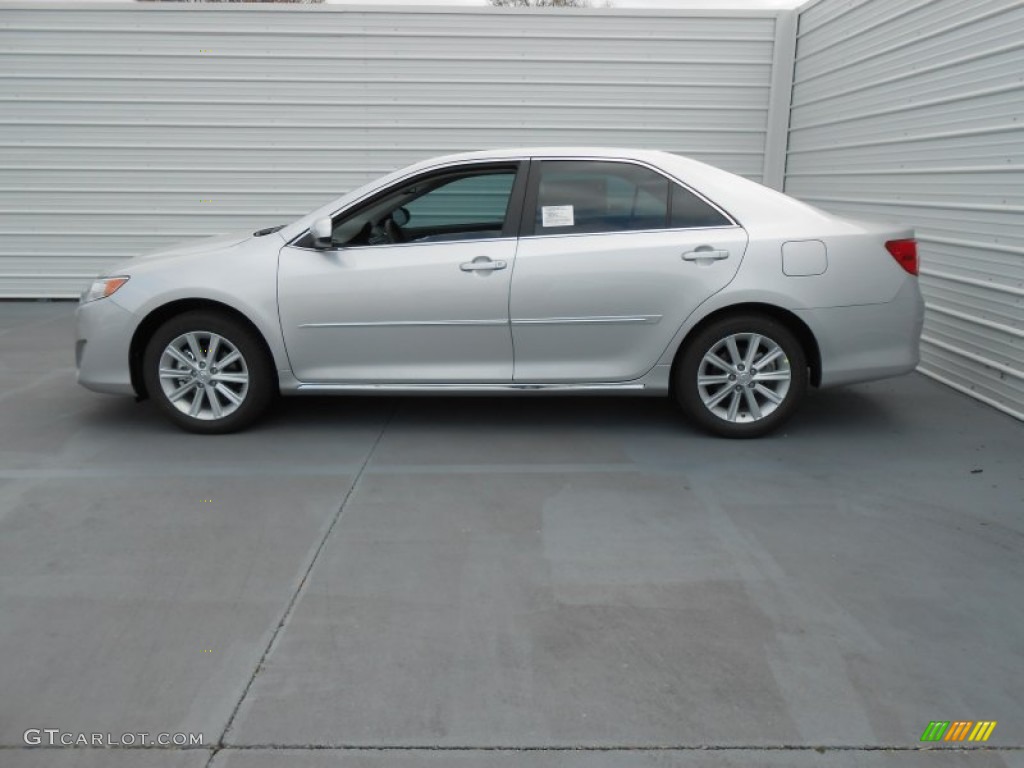 2013 Camry XLE - Classic Silver Metallic / Ash photo #7