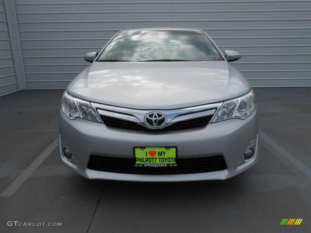 2013 Camry XLE - Classic Silver Metallic / Ash photo #9