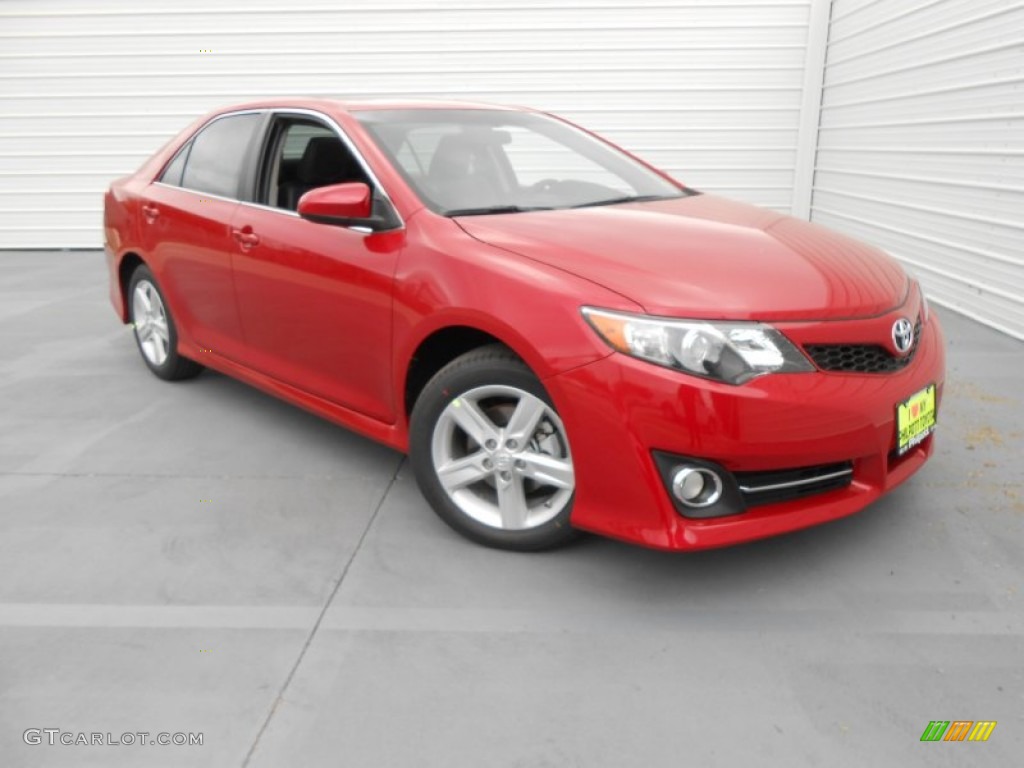 2013 Camry SE - Barcelona Red Metallic / Black photo #1