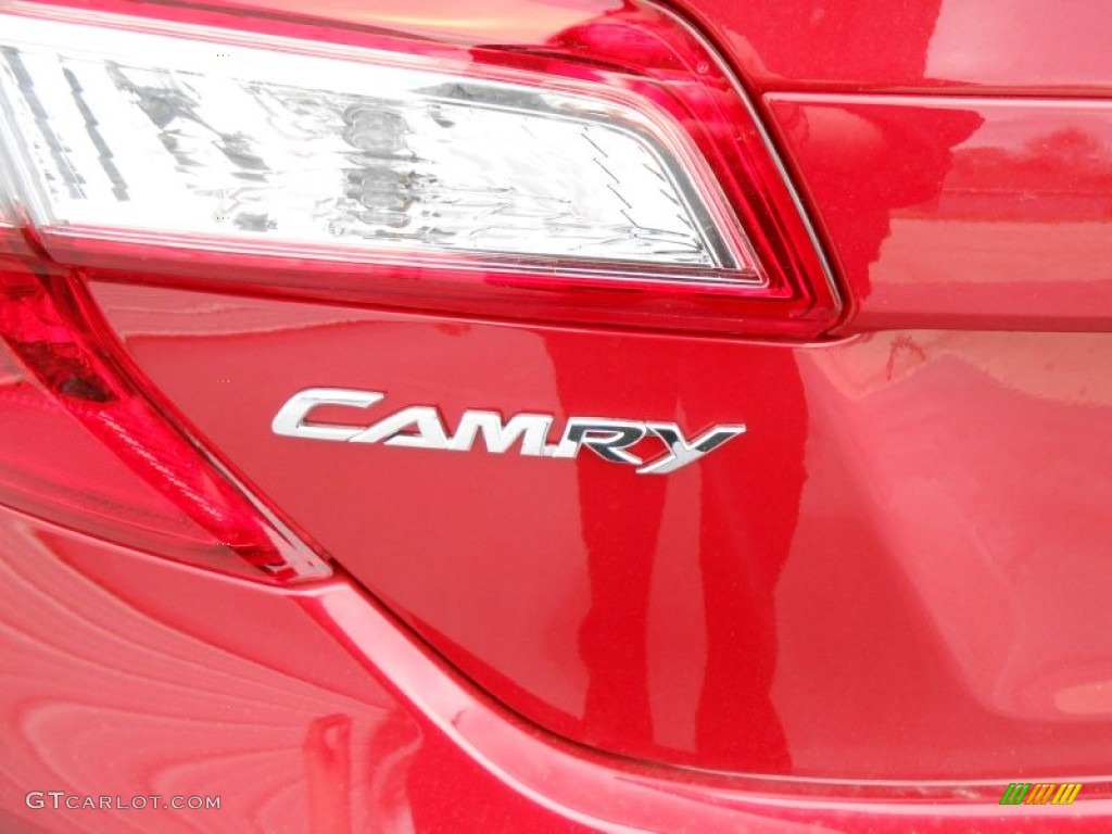 2013 Camry SE - Barcelona Red Metallic / Black photo #6