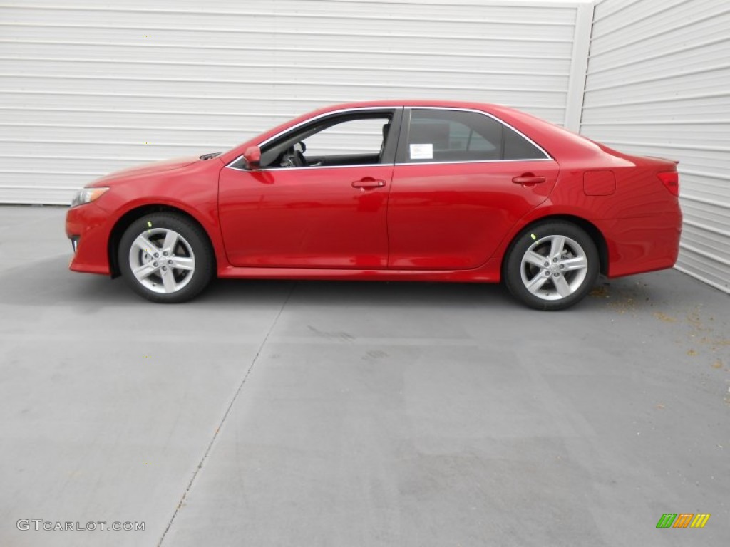 2013 Camry SE - Barcelona Red Metallic / Black photo #8
