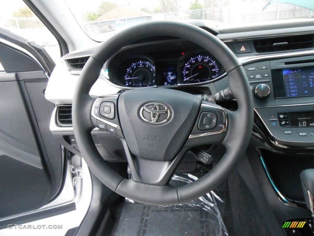2013 Toyota Avalon XLE Light Gray Steering Wheel Photo #77396282