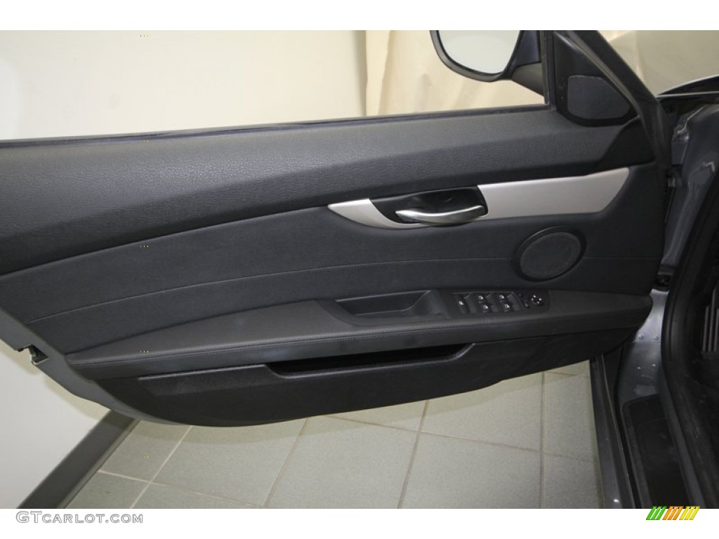 2010 BMW Z4 sDrive30i Roadster Black Door Panel Photo #77396450