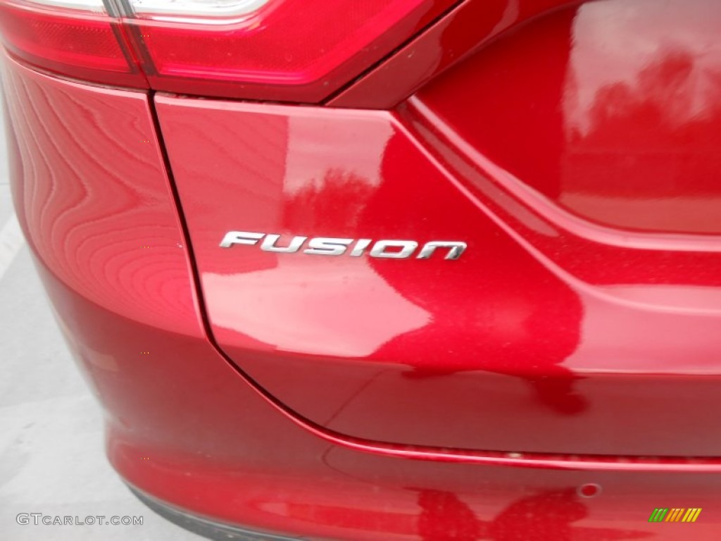 2013 Fusion SE 1.6 EcoBoost - Ruby Red Metallic / Dune photo #6