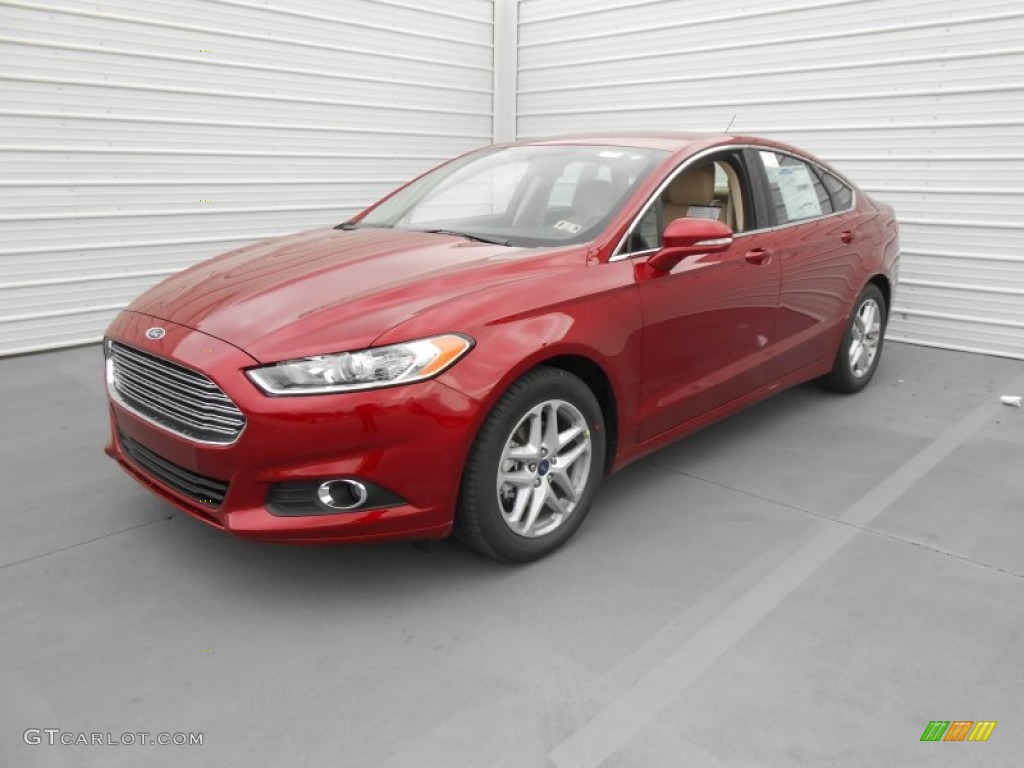 Ruby Red Metallic 2013 Ford Fusion SE 1.6 EcoBoost Exterior Photo #77396586