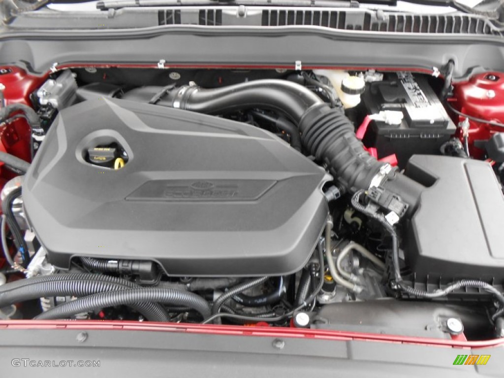 2013 Ford Fusion SE 1.6 EcoBoost 1.6 Liter EcoBoost DI Turbocharged DOHC 16-Valve Ti-VCT 4 Cylinder Engine Photo #77396637