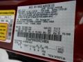 RR: Ruby Red Metallic 2013 Ford Fusion SE 1.6 EcoBoost Color Code