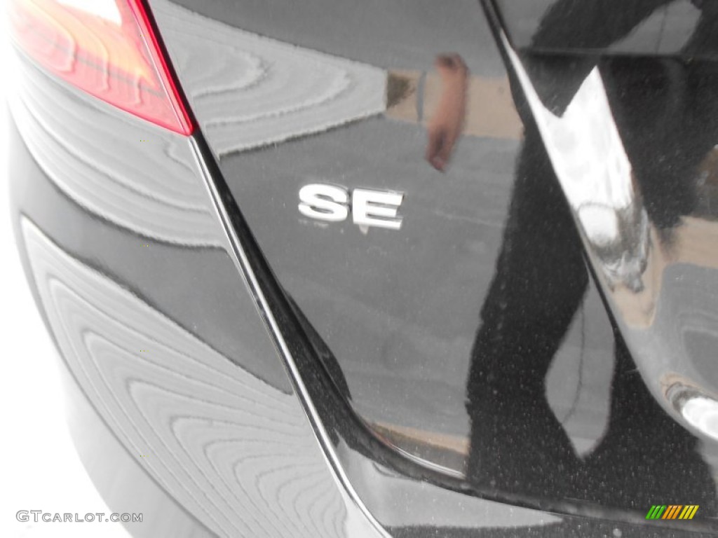 2013 Fiesta SE Hatchback - Tuxedo Black / Charcoal Black photo #6