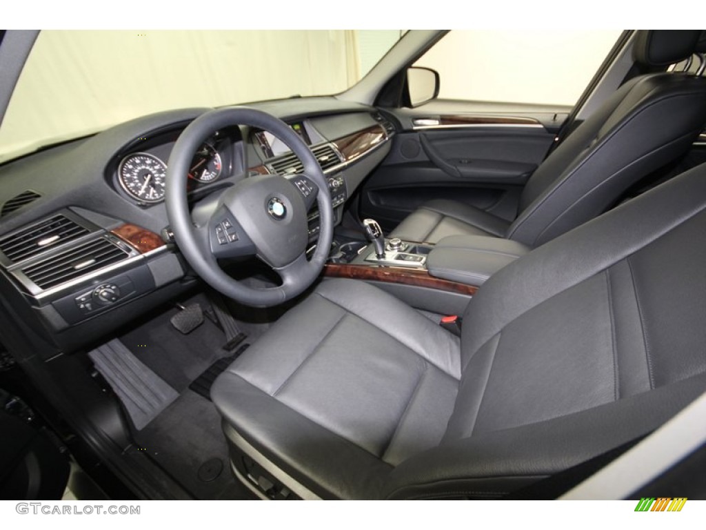 Black Interior 2012 BMW X5 xDrive35i Photo #77396912