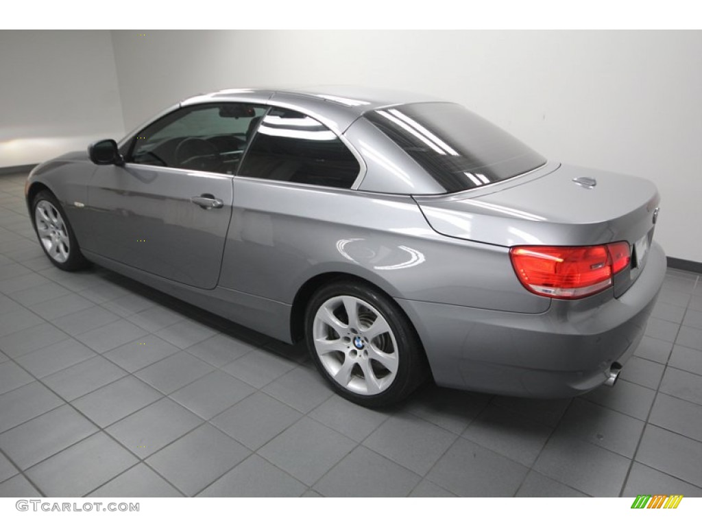 2010 3 Series 335i Convertible - Space Gray Metallic / Coral Red/Black Dakota Leather photo #5