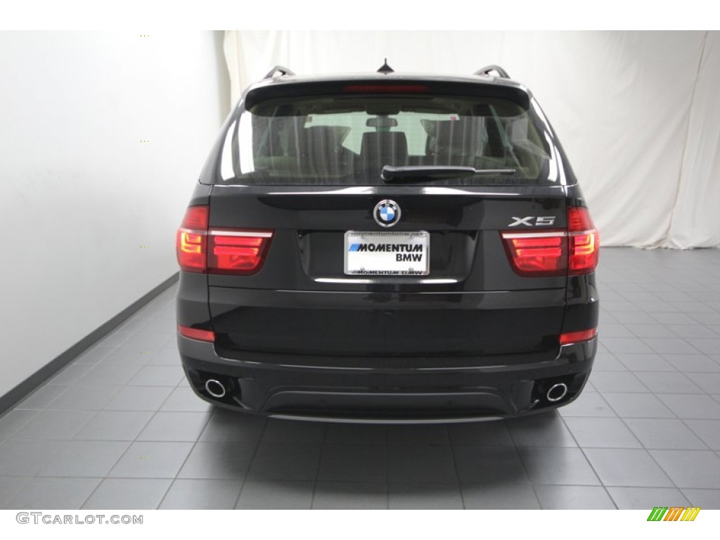 2013 X5 xDrive 35i Premium - Black Sapphire Metallic / Sand Beige photo #9