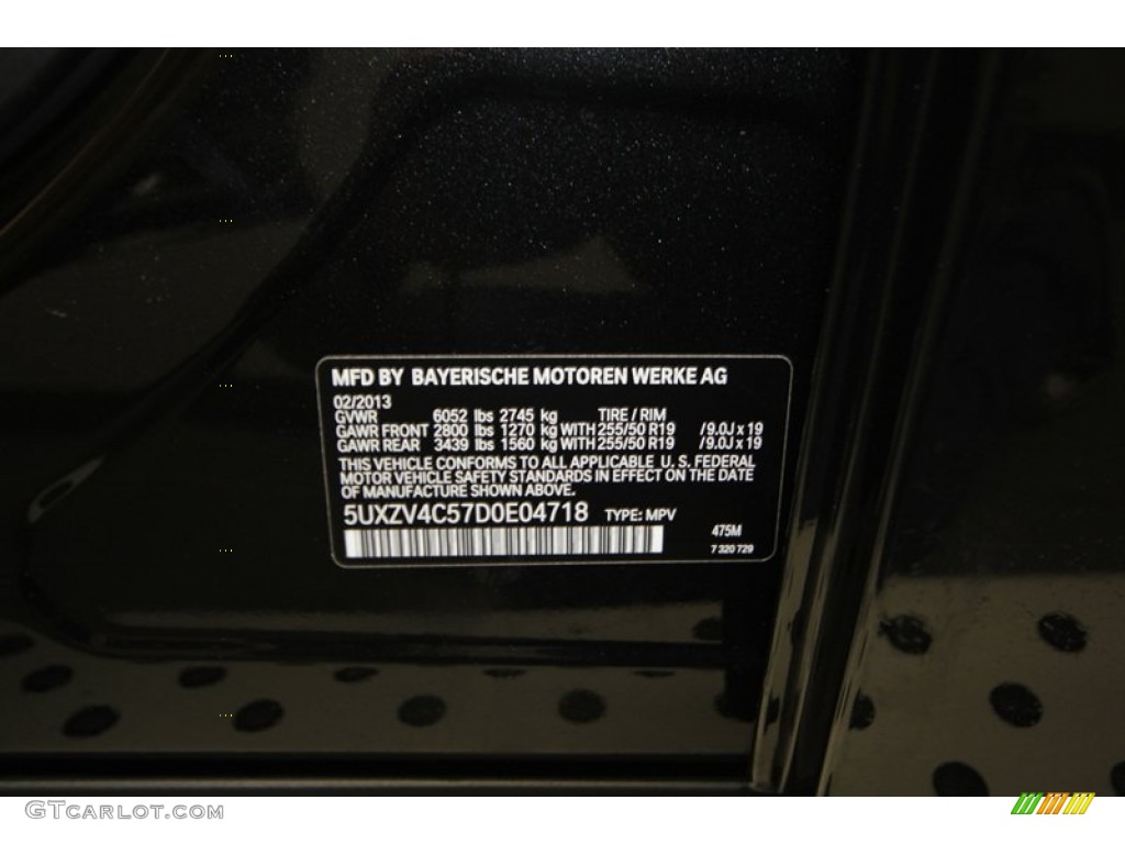 2013 X5 xDrive 35i Premium - Black Sapphire Metallic / Sand Beige photo #10