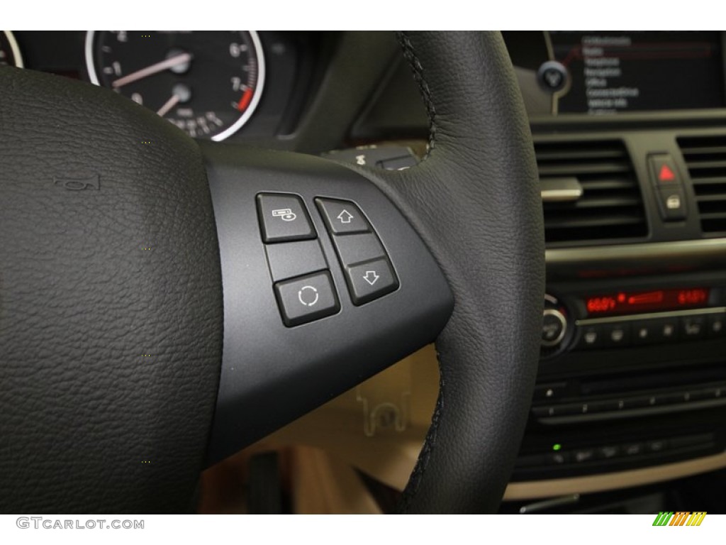 2013 X5 xDrive 35i Premium - Black Sapphire Metallic / Sand Beige photo #22